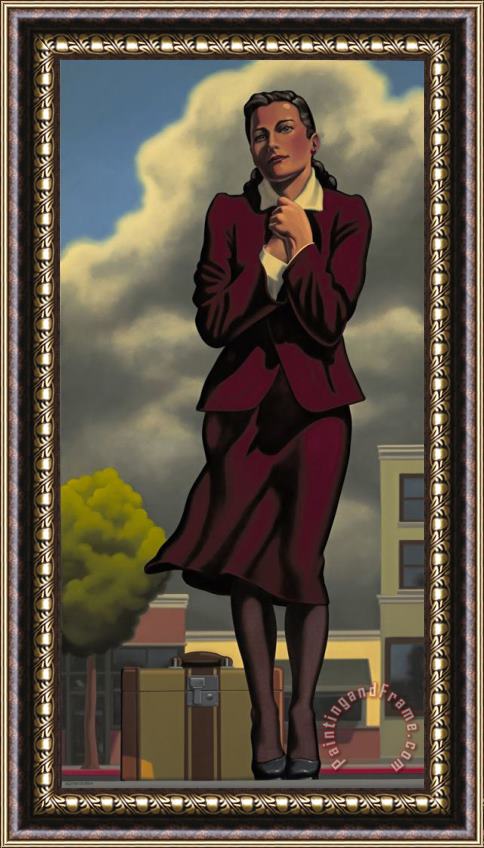 R. Kenton Nelson Wind And Winter Framed Painting