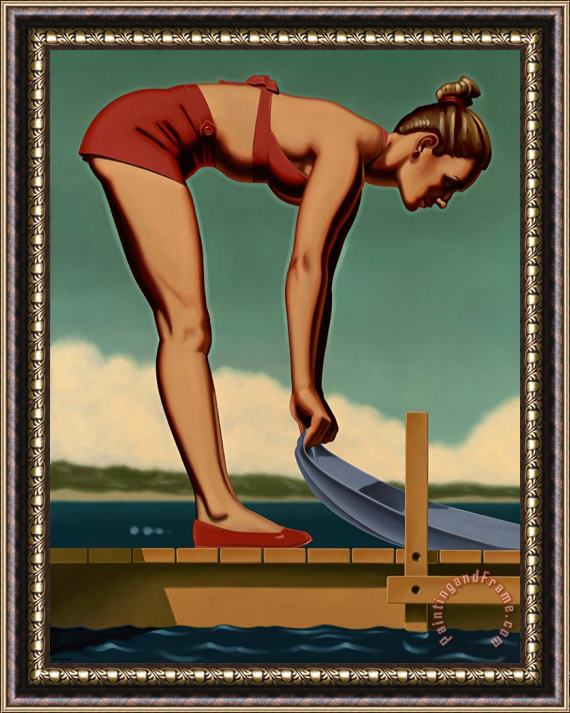 R. Kenton Nelson Wish I Was There, One Framed Painting