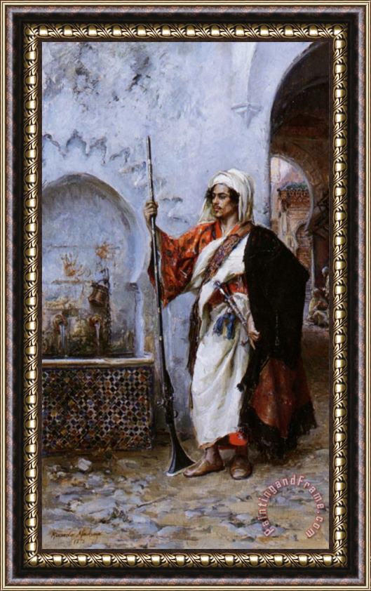 Raimundo De Madrazo Y Garreta Arab Warrier Framed Print