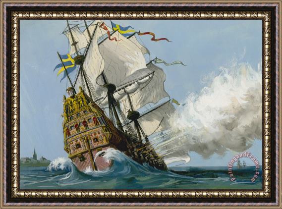 Ralph Bruce The Swedish Warship Vasa Framed Print