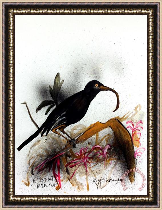 Ralph Steadman Black Mamo, 2011 Framed Painting