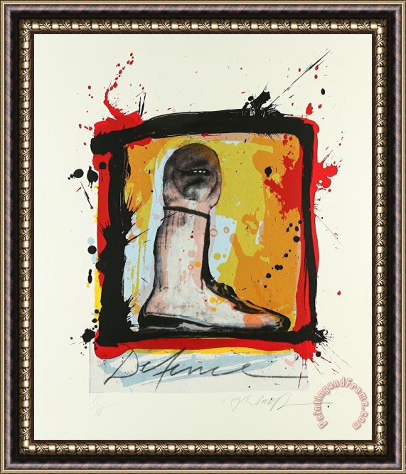 Ralph Steadman Cabinet of The Mind Defense, 1989 Framed Painting