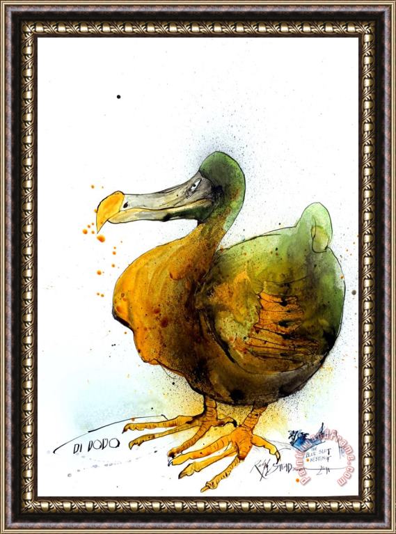 Ralph Steadman Dodo, 2011 Framed Print