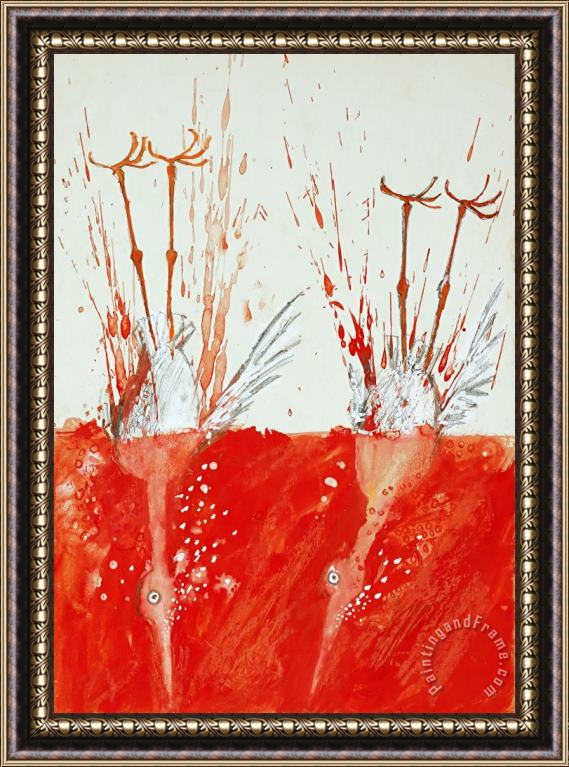 Ralph Steadman The False Flamingoes Framed Print