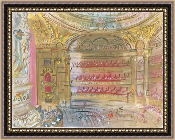 Raoul Dufy The Opera, Paris Framed Painting