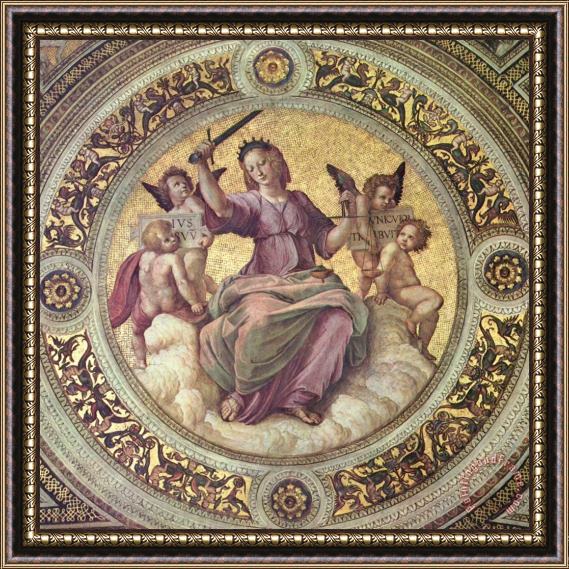 Raphael Justice - 1509-11 Framed Print