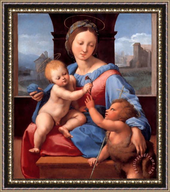Raphael The Garvagh Madonna Framed Painting