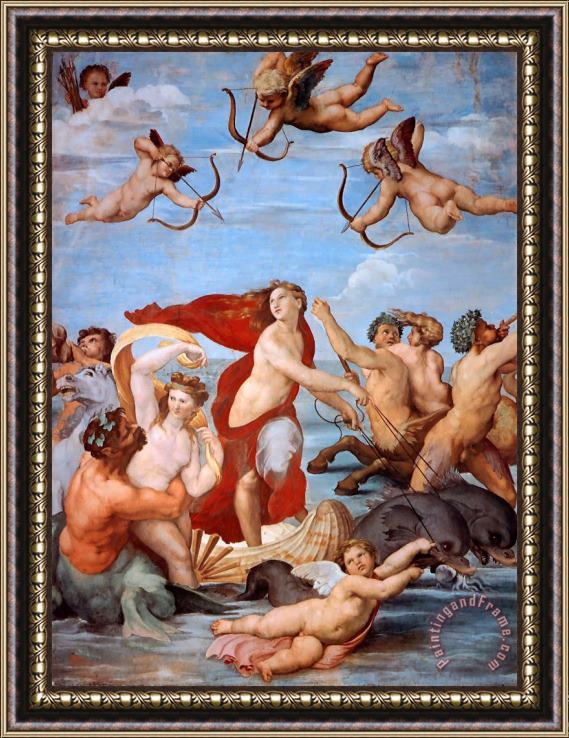 Raphael Triumph Of Galatea Framed Painting