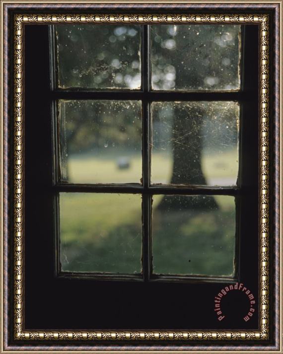 Raymond Gehman A Museum Window at Fort Frederick Framed Print