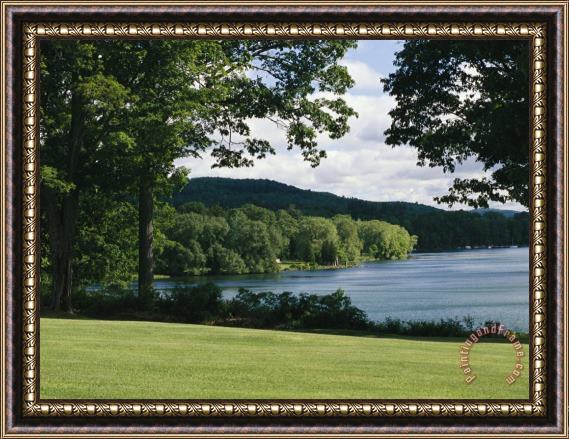 Raymond Gehman A Scenic View of Otsego Lake Near Cooperstown New York Framed Print