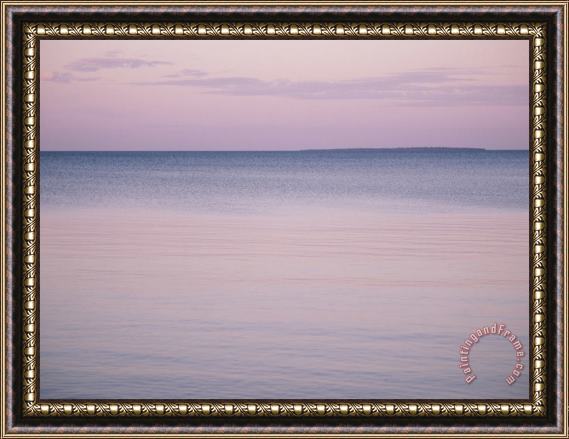 Raymond Gehman A View of Lake Superior And Distant Land Framed Print