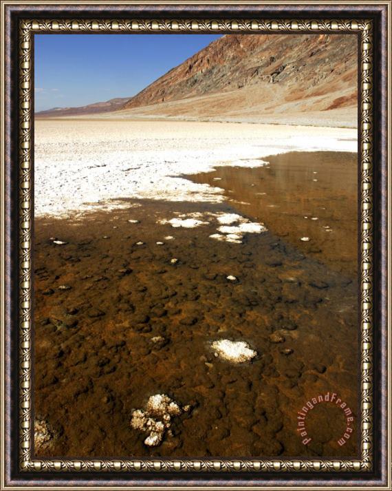 Raymond Gehman Badwater Basin in Death Valley National Park California Framed Print