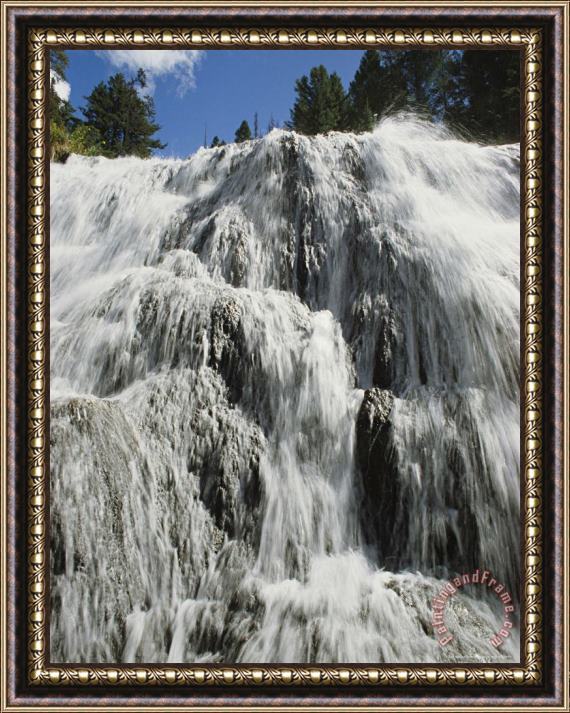 Raymond Gehman Bechler River Falls Yellowstone National Park Wyoming Framed Painting