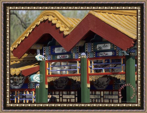 Raymond Gehman Emperors Summer Palace Chengde Framed Painting