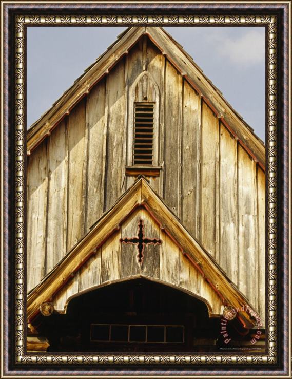 Raymond Gehman Laurel Valley Community Church in Central Appalachia Framed Print