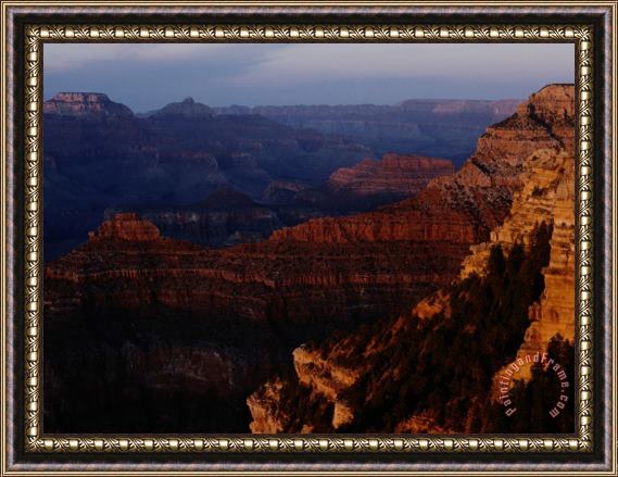 Raymond Gehman Scenic View of The Canyon Framed Print