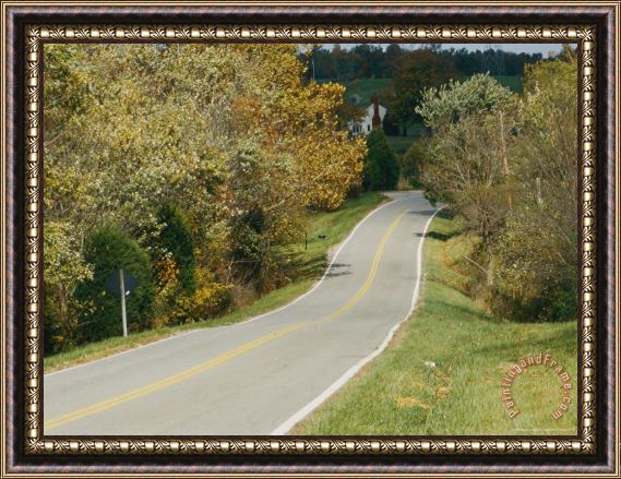 Raymond Gehman The Kentucky Scenic Byway Is a 104 Mile Stretch of Us 68 Through Central Kentucky Framed Painting