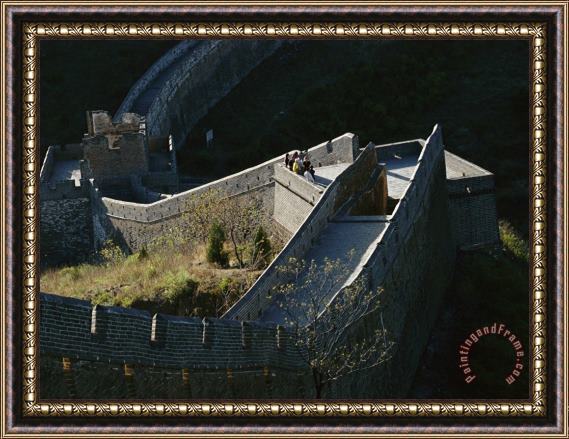 Raymond Gehman The Simatai Section of The Great Wall Near The Beijing Hebei Border Framed Painting