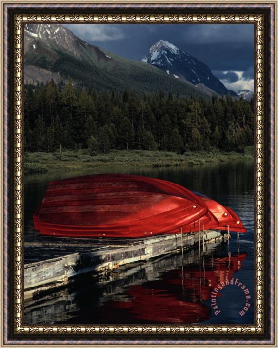 Raymond Gehman This Boathouse Has Catered to Anglers And Paddlers Since 1929 Framed Painting