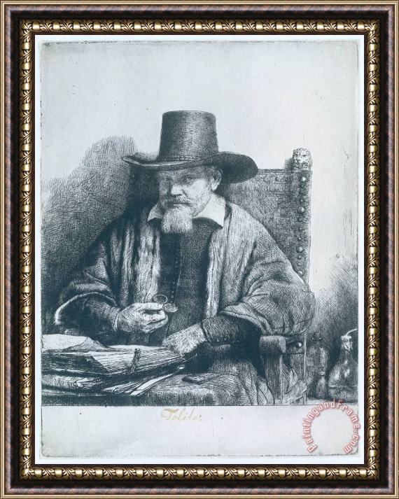 Rembrandt Arnold Tholinx Framed Painting