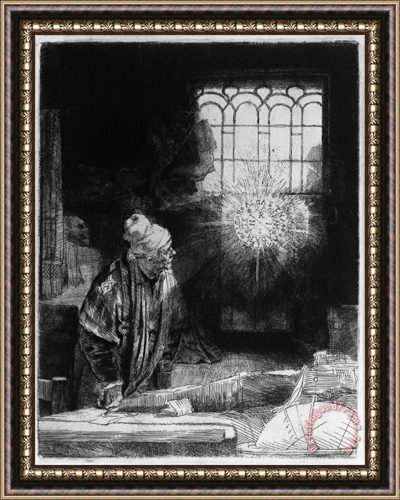 Rembrandt Faust Framed Print