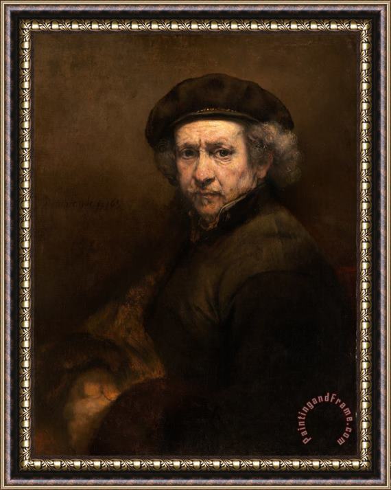 Rembrandt Harmensz van Rijn Self Portrait 2 Framed Print