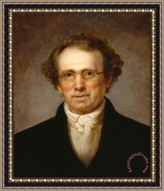 Rembrandt Peale Portrait of Henry Robinson Framed Painting