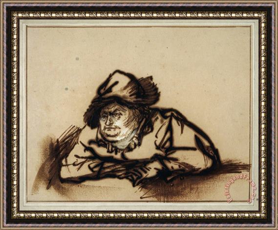 Rembrandt Portrait of Willem Bartholsz. Ruyter Framed Print