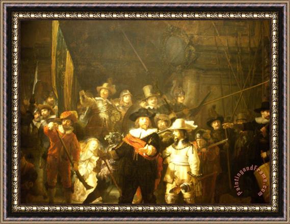 Rembrandt The Night Watch Framed Painting