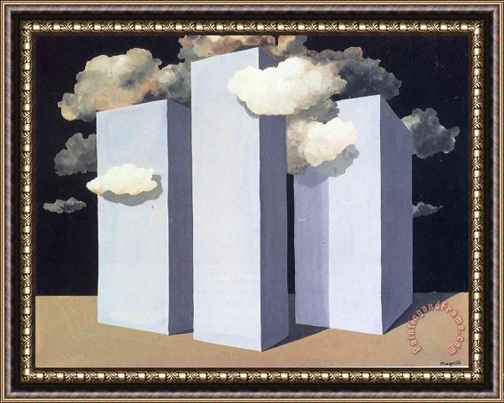 rene magritte A Storm 1932 Framed Painting