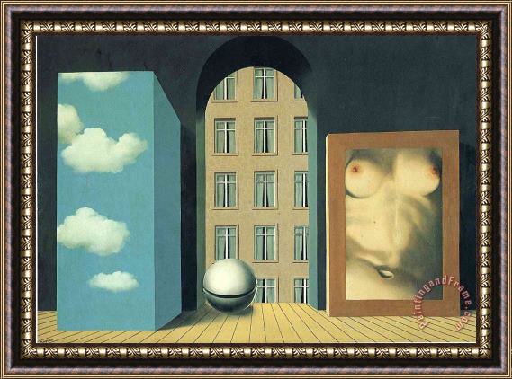 rene magritte Act of Violence 1932 Framed Painting