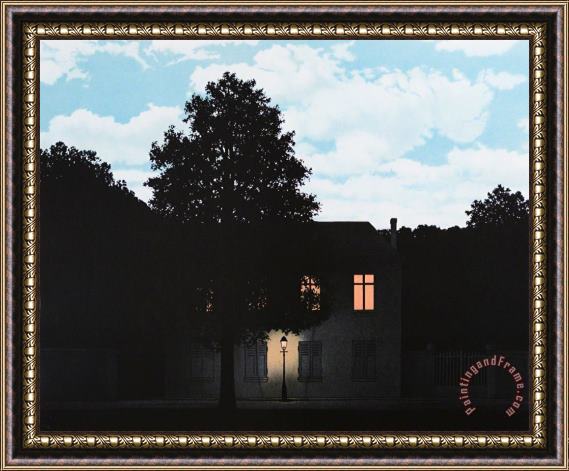 rene magritte L'empire Des Lumieres (the Empire of Light), 2010 Framed Painting