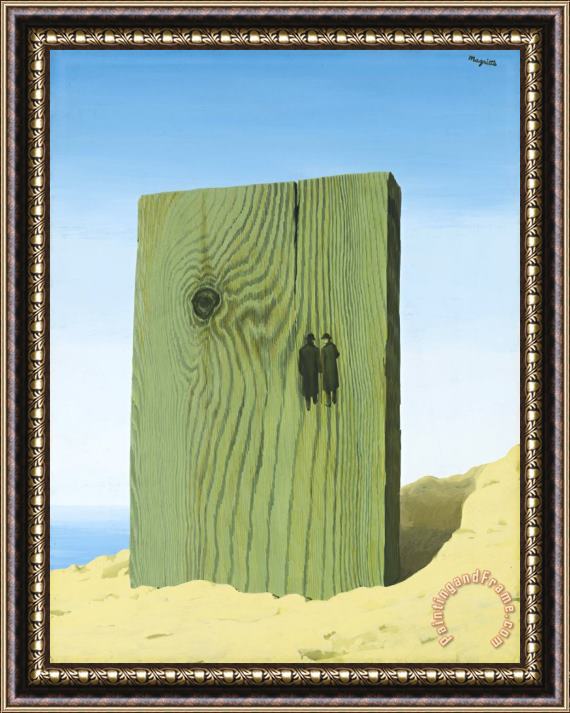rene magritte L'horizon Framed Print