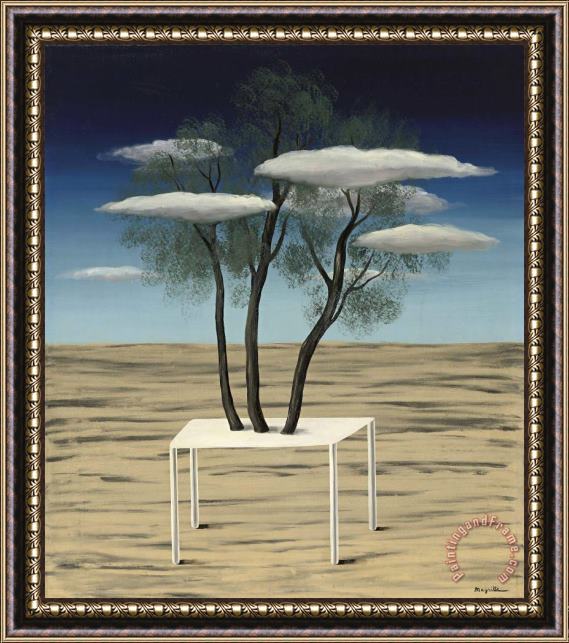 rene magritte L'oasis, 1926 Framed Painting