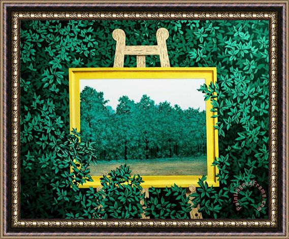 rene magritte La Cascade (the Waterfall), 2004 Framed Painting