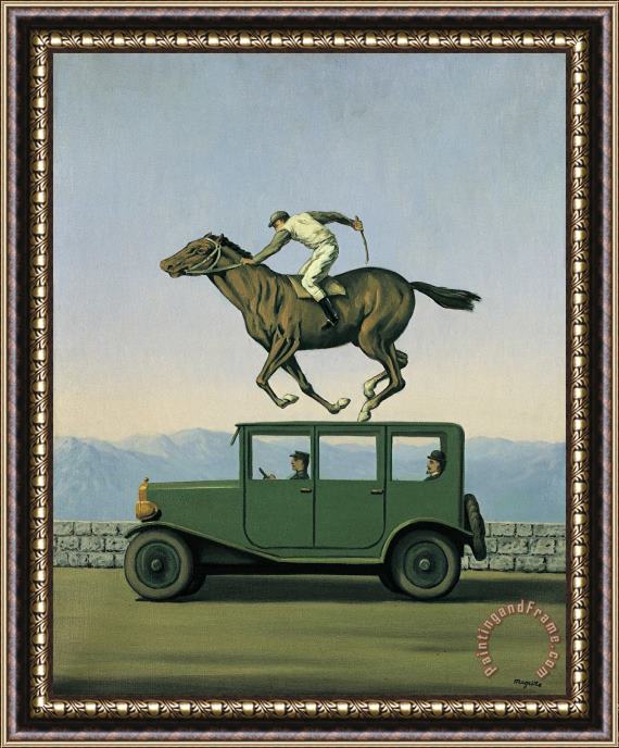 rene magritte La Colere Des Dieux, 1960 Framed Painting