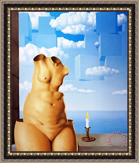rene magritte La Folie Des Grandeurs II (megalomania), 2004 Framed Painting