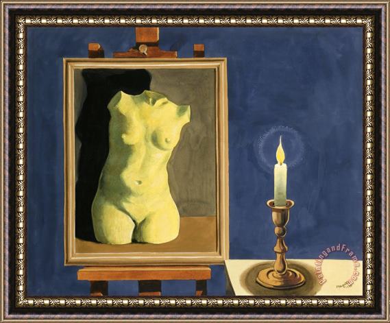 rene magritte La Lumiere Des Coincidences Framed Painting
