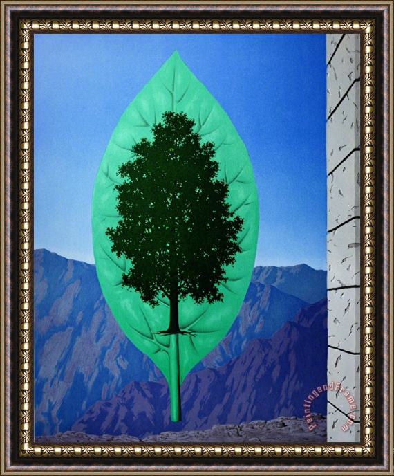 rene magritte Le Dernier Cri (the Last Word), 2004 Framed Painting