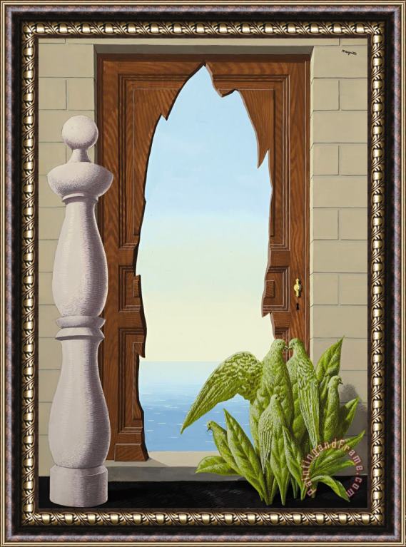 rene magritte Le Grand Matin Framed Painting