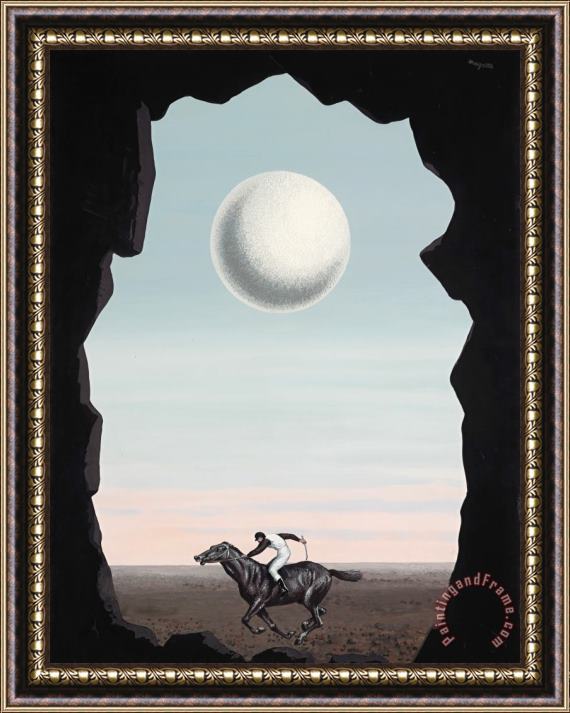 rene magritte Le Jockey Perdu Framed Print