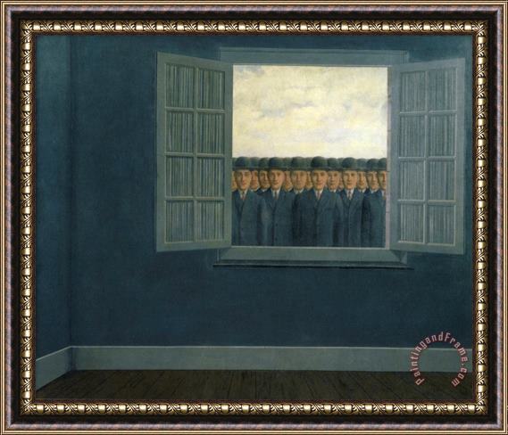 rene magritte Le Mois Des Vendanges Framed Painting