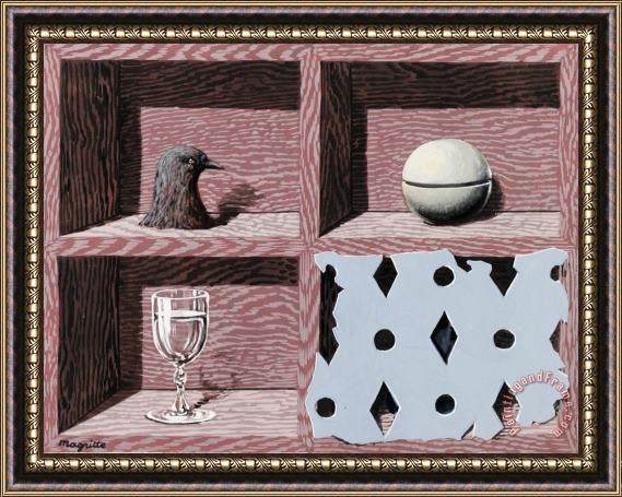 rene magritte Le Musee D'une Nuit Framed Painting