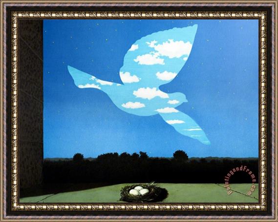 rene magritte Le Retour (the Return), 2004 Framed Print