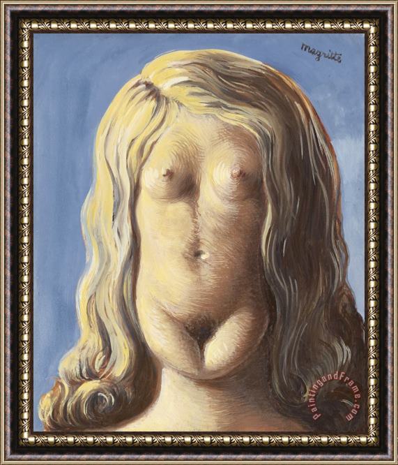 rene magritte Le Viol, 1979 Framed Painting