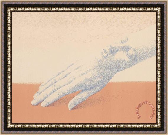 rene magritte Les Bijoux Indiscrets, 1963 Framed Print