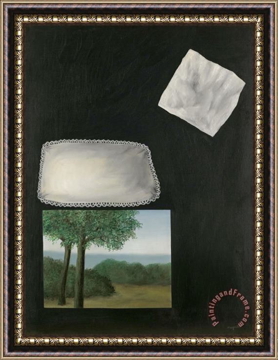 rene magritte Les Fenetres De L'aube Framed Painting