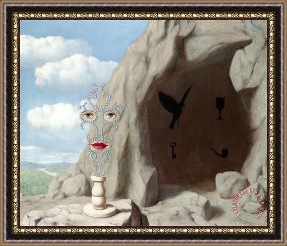 rene magritte Les Grands Rendez Vous Framed Painting