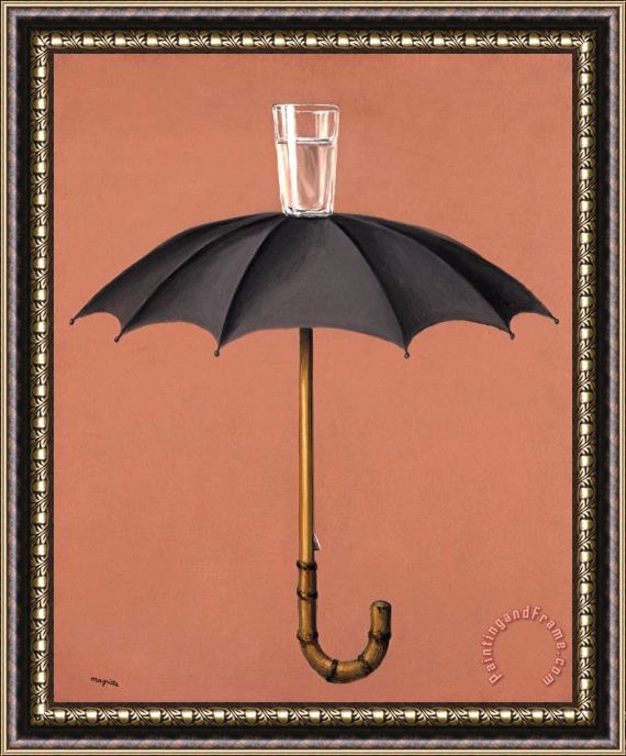 rene magritte Les Vacances De Hegel, 1958 Framed Print