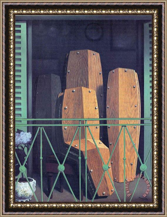 rene magritte Manet S Balcony 1950 Framed Print